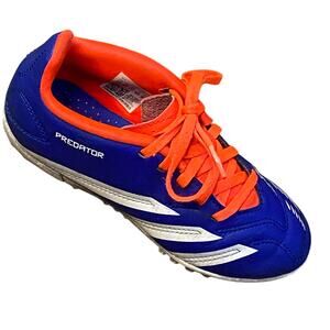 Adidas Predater Club Soccer Cleats Boys Sz 13.5 Y Blue Orange